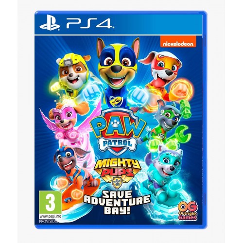 PAW Patrol Mighty Pups Save Adventure Bay! - PS4  (Used)